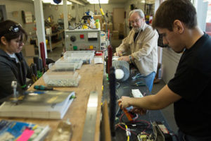 Lumisave assembles LED fixtures and tests before shipment. 